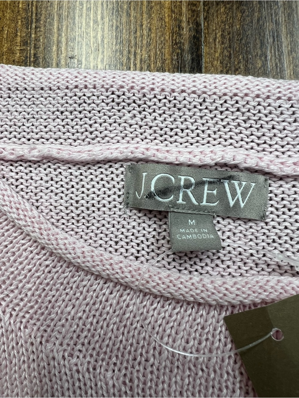 J. Crew Summer Rollneck sweater linen blend in Peppermint Ice Pink Size Medium - Picture 8 of 12